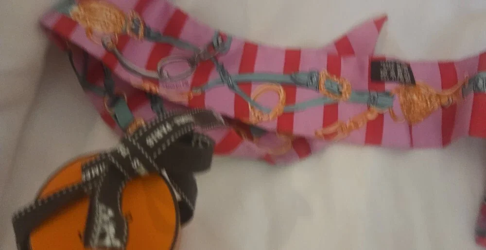 Hermes pink striped